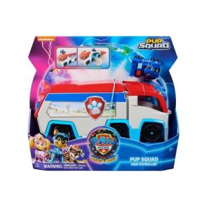 Coffret la super pat patrouille film camion ryder patroller 27 cm transformable + voiture chase - set figurine et v&eacute;hicule + 1 carte