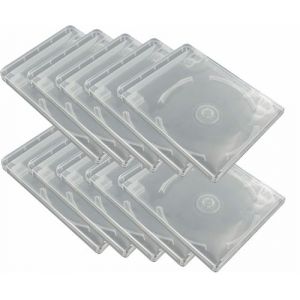 Easypack : 10 boîtiers transparents pour clé USB et DVD