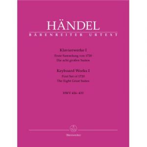 Partitions classique BARENREITER HAENDEL G.F. - KEYBOARD WORKS I, HWV 426-433 - PIANO Piano