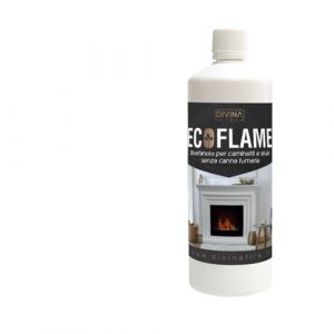 Accessoires pour chemin&eacute;es po&ecirc;les et radiateurs - Divina Fire - Bio&eacute;thanol liquide paquet de 12 bouteilles de 1 litre Ecoflame