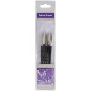 COLOUR SHAPER KIT PEINTURE POINTE GRISE FERME TAILLE 0 POCHETTE DE 5