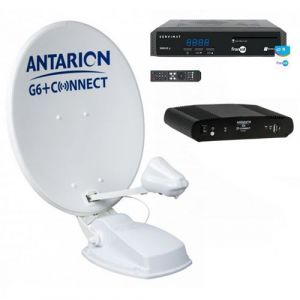 PACK ANTARION Parabole Satellite Automatique 72cm + Positionneur +  SIRIUS 3 Récepteur TV Satellite HD + Carte PC7
