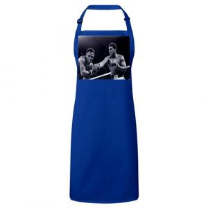 Fabulous Tablier Cuisine Premium Bleu Mohamed Ali Ko Premiere Minutes Boxe