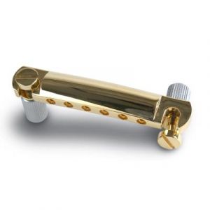 Accessoires guitares GIBSON STOP BAR DORE AVEC VIS ET INSERTS Pi&egrave;ces d&eacute;tach&eacute;es