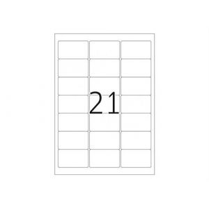 HERMA Special - Papier - mat - auto-adhésif repositionnable - blanc - 63.5 x 38.1 mm 525 étiquette(s) (25 feuille(s) x 21) étiquettes adresses