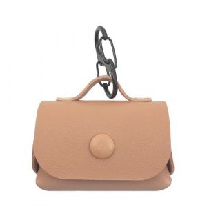 Coque en TPU + PU style marron clair pour votre Apple AirPods Pro