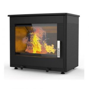 Poêle à bois étanche 7.3kw noir Supra FR9016120B