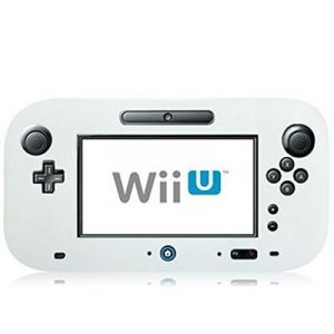 Housse étui protection silicone pour Nintendo Wii U - Anti choc / rayures - Blanc - Straße Game ®
