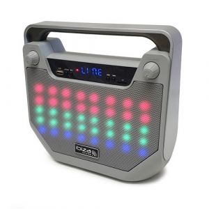 Enceinte autonome Bluetooth Freesound40-SI à led Fonction karaoké - BT/USB/MicroSD/AUX