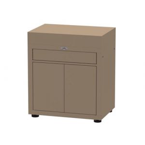 Meuble cuisine ext&eacute;rieure avec tiroir- 80 x 55 cm &ndash; taupe &ndash; Le Marquier