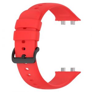 Bracelet pour Oppo Watch 3 Pro Silicone Soft-Touch Sange &agrave; Trous Avizar rouge