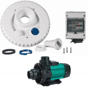 Kit pompe 44m3/h + facade + coffret électrique pour nage à contre courant Espa ncr2 wiper3 300 triphasé