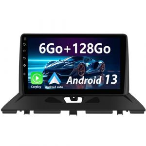 Autoradio Android 13 pour Peugeot Expert (2007-2016) [6Go+128Go] avec 4G Carplay Android Auto 9 Pouces Écran GPS Bluetooth WiFi USB DSP SWC