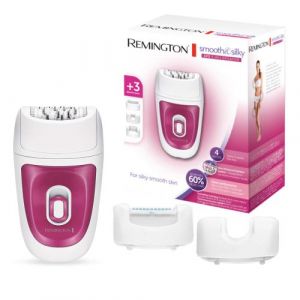 Remington Epilateur Electrique 3en1, Epilation Douce, Embout Massage Aloe Vera, Fonctionne Sur Poils Courts - Accessoires Inclus EP7300