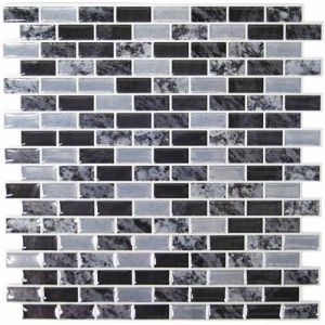 RoomMates Dosseret pelable et collant StickTILES 4 pcs Marbre TIL3229FLT