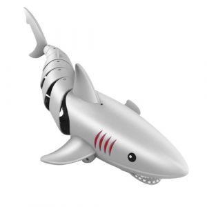 Jouet de bateau de simulation de requin à télécommande 2.4G -Gris