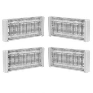 pack electris 4x destructeurs d'insectes electrique 30w antimoustique 230v 30m2