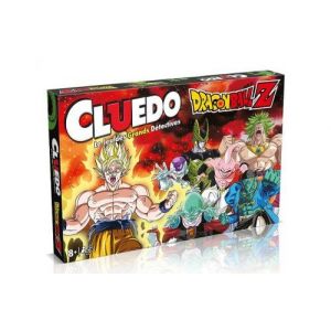 Cluedo heros dbz goku et ses allies  version francaise - jeu detectives  enquetes - plateau dragon ball z - set jeu avec carte