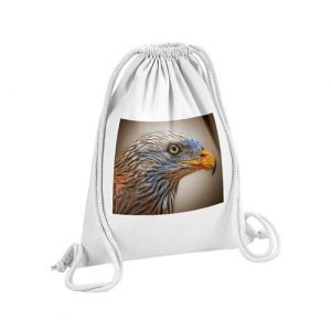 Fabulous Sac de Gym en Coton Blanc Milan Royal Aigle Magnifique 12 Litres
