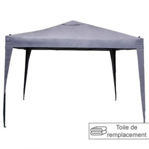 Toile de tonnelle Easy up coloris ardoise Hesp&eacute;ride