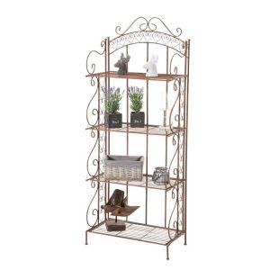 &Eacute;tag&egrave;re Antje en fer forg&eacute; , Marron antique