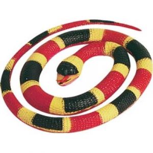 Serpent en plastique corail wild republic 918699