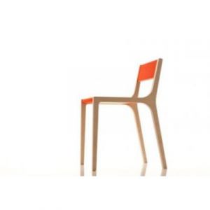 Chaise pour enfant Sibis Sepp SIRCH - 271 - Bouleau - 33 cm - Rouge