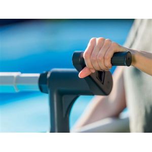 Enrouleur + B&acirc;che &agrave; bulles pour piscine tubulaire rectangulaire 5,49 x 2,74 m - Intex