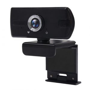 Réunion d'appel vidéo de caméra webcam USB 2.0 HD 1080P avec micro pour ordinateur portable PC - Noir