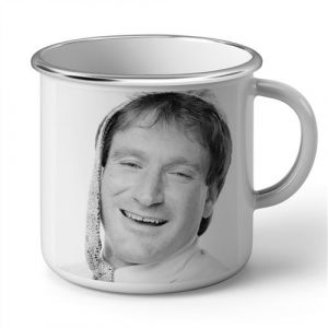 Fabulous Mug en m&eacute;tal &eacute;maille Robin Williams Portrait Drole