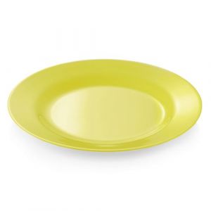 x  12 Assiettes en Mélamine jaune Ø 230 mm   Was Germany