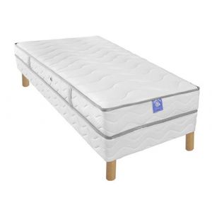 Ensemble matelas sardem belle literie diadème + sommier tapissier 90x190