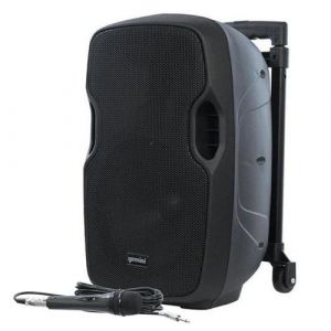 Enceinte Active gemini AS 10 TOGO sur Batterie Micro filaire - 1000 Watts  USB/BT/AUX/SD