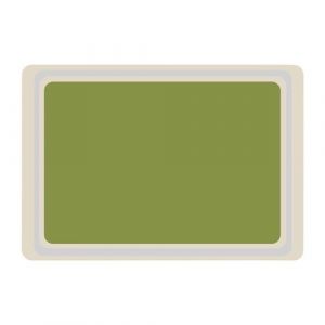 Plateau de service vert   M&eacute;lamine   4 dimensions   Roltex
