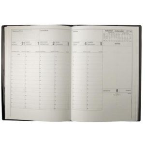 Agenda Semainier Exdi 21x29,7cm Noir