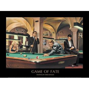 Game of Fate (Chris Consani) - James Dean / Marilyn Monroe - 60x80 cm - AFFICHE / POSTER
