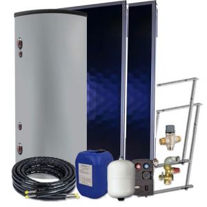 Kit Chauffe Eau 2 panneaux solaires thermiques et ballon 300 litres Cesi FHE
