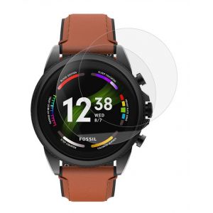 Verre Trempé pour Fossil Gen 6 (2021) 42mm 44mm [Lot de 2] Film Protection Ecran Montre Anti Rayure Phonillico®