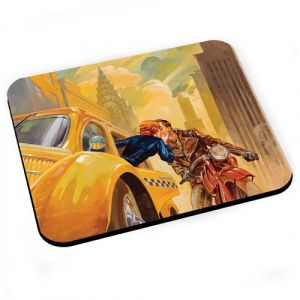 Tapis de souris New york manhattan affiche poster vintage voyage art deco