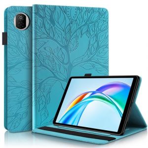 &Eacute;tui FOXDOCK &agrave; rabat pour Honor Pad X7 8.7 Inch antichoc en relief avec support et emplacement pour carte-Bleu