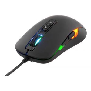 DELTACO GAMING DM110 Souris de gaming USB, filaire optique noir 7 Boutons 800 dpi, 1200 dpi, 1600 dpi, 2000 dpi &eacute;clair&eacute;