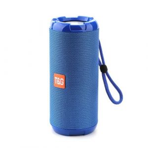 Enceinte Waterproof Bluetooth 5.0 Portable Son 3D FM Radio Carte TF Bleu YONIS