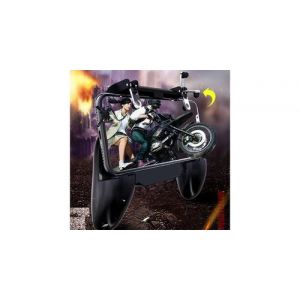 Mobile game controller 4in1 gamepad shoot and aim trigger phone cooling - noir