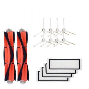 2 Brosses + 8 + 4 Side BROSSE Filtre pour Xiaomi 1S / Roborock T65 Aspirateur Uia362