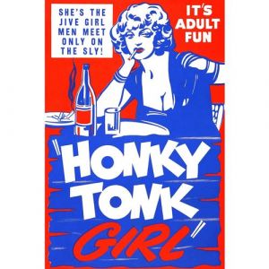 Fabulous Poster Honky tonk girl vintage poster (30 cm x 45 cm)
