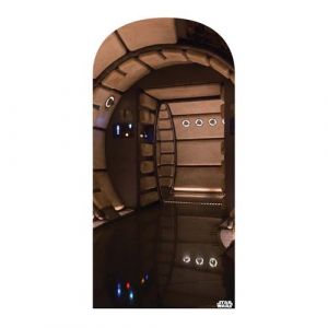 STAR CUTOUTS Figurine en carton backdrop Star Wars Décor couloir du Faucon Millenium Haut 184 CM