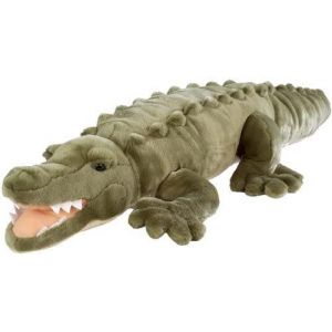 peluche Crocodile de 76 cm vert Wild Republic