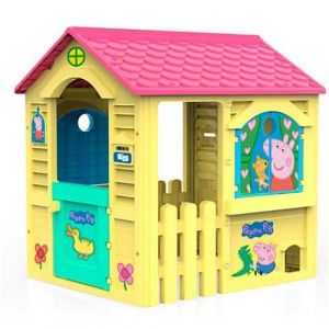 Maison de jeux pour enfants Peppa Pig dimensions : 84 x 103 x 104 cm