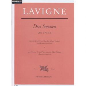 Partitions classique HEINRICHSHOFEN LAVIGNE DREI SONATEN OPUS 2 N&deg; I-III Fl&ucirc;te &agrave; bec