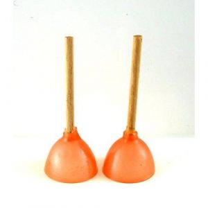 Dollhouse Miniature Plunger Set of 2